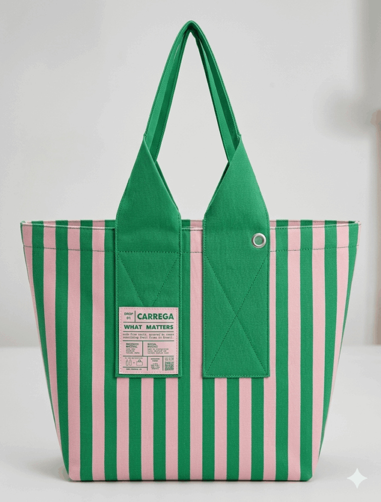 ecobag-carrega_pat_bottles_saved_made_from_circular_textile_waste_green_pink_cabdy_movi_o_bem